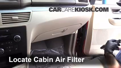 2009 Volkswagen Routan SEL 4.0L V6 Air Filter (Cabin) Check